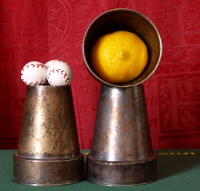 19th centruy style tin cups