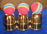 cups and balls ickle pickle mini brass 2